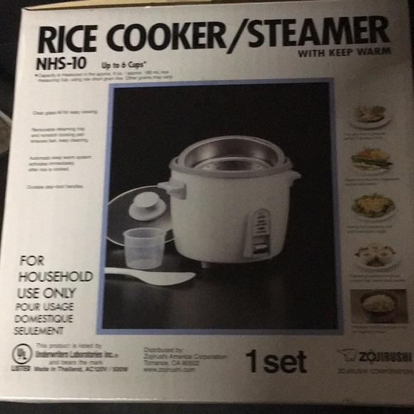 - New!Rice cooker/Steamer/w keep warm- new still in box by zojirushi - Picture 4 of 5